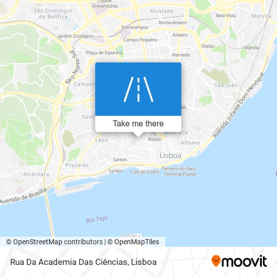 Rua Da Academia Das Ciências map