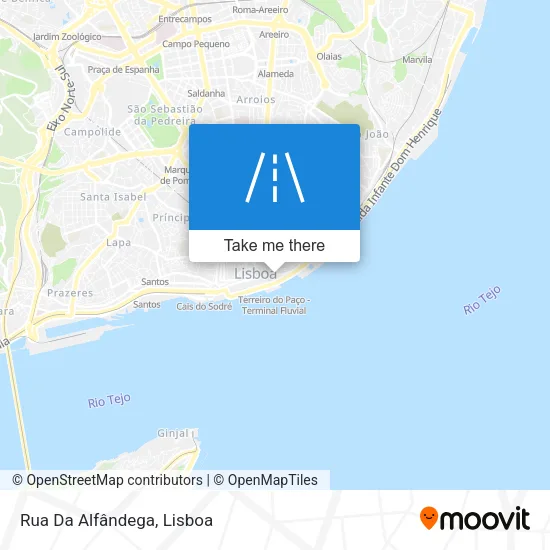 Rua Da Alfândega map