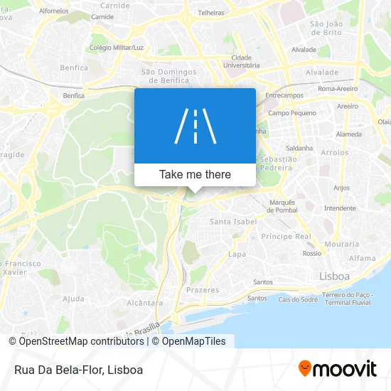 Rua Da Bela-Flor map