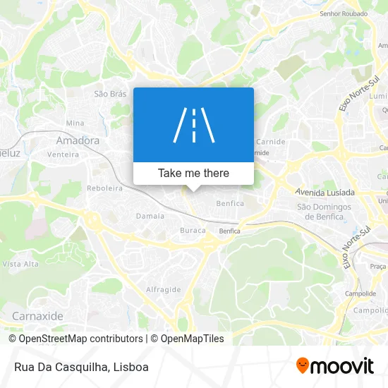 Rua Da Casquilha map