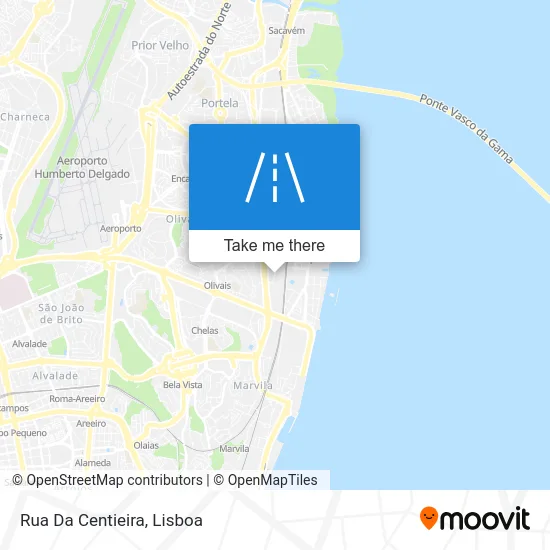 Rua Da Centieira map