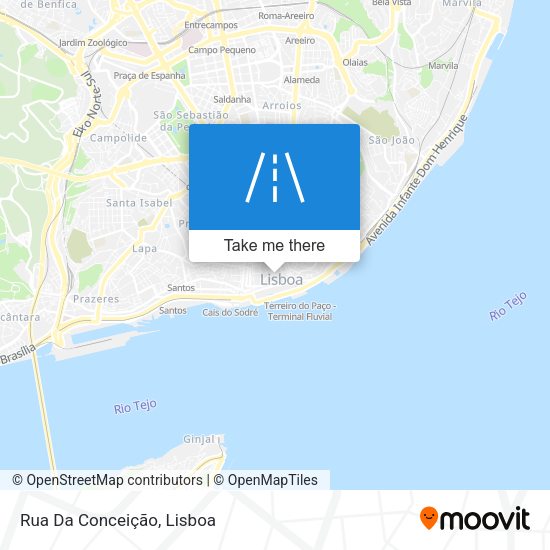 Rua Da Conceição map