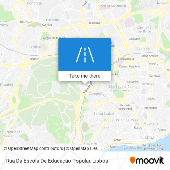 Rua Da Escola De Educação Popular map