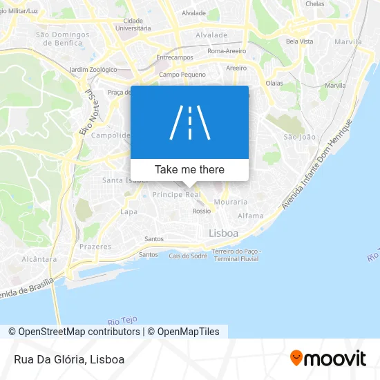 Rua Da Glória map