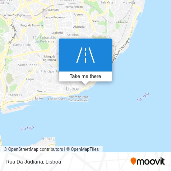 Rua Da Judiaria map