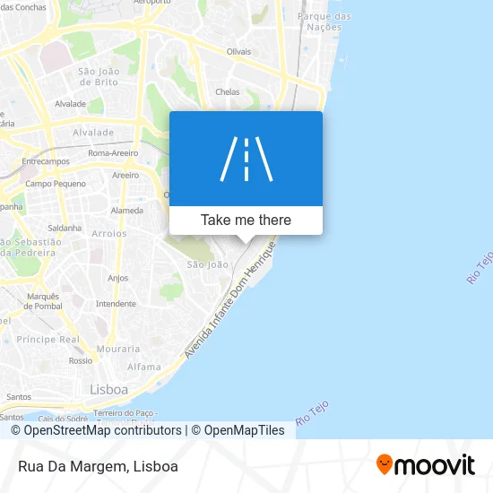 Rua Da Margem map