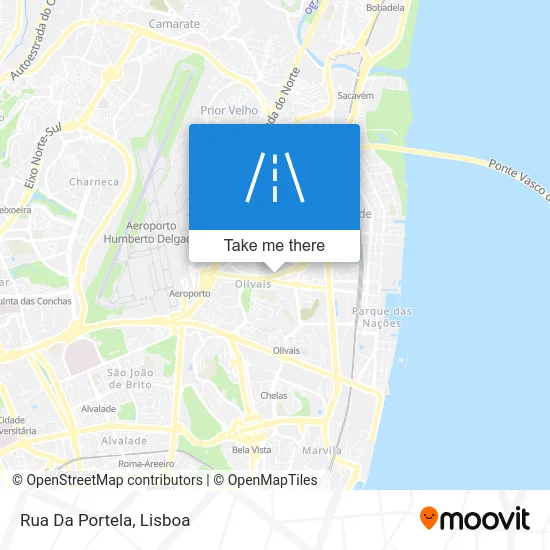 Rua Da Portela map