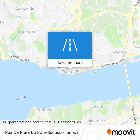 Rua Da Praia Do Bom-Sucesso map
