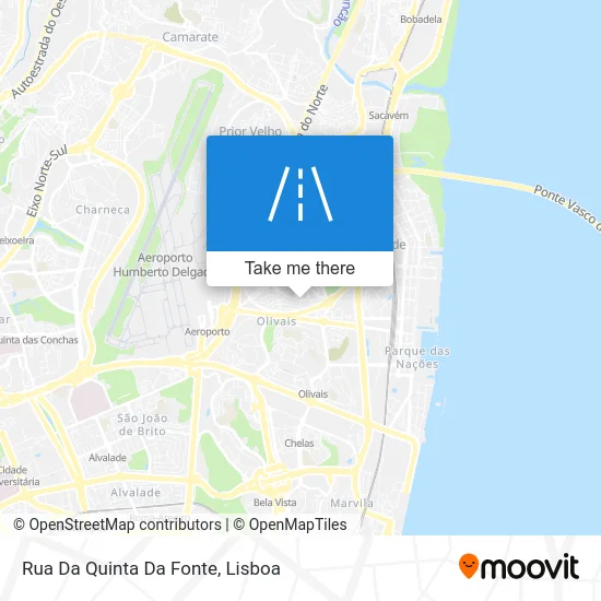 Rua Da Quinta Da Fonte map