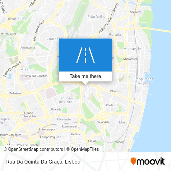 Rua Da Quinta Da Graça mapa