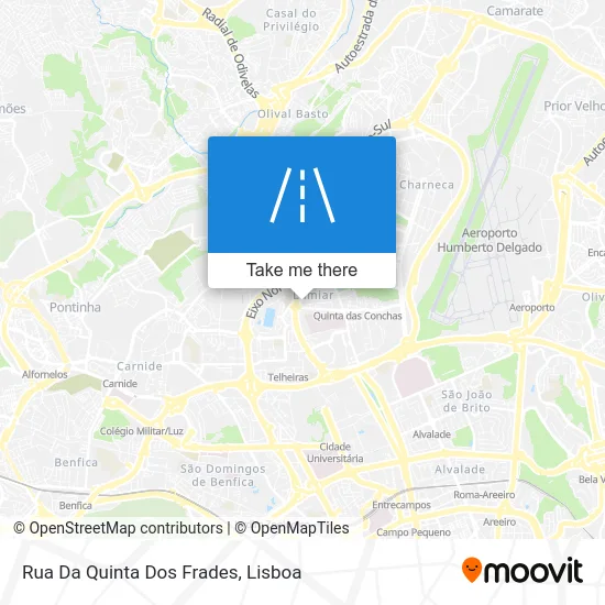 Rua Da Quinta Dos Frades map
