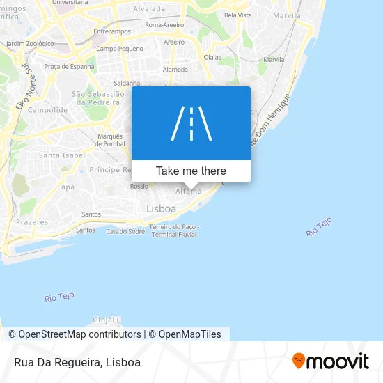 Rua Da Regueira map