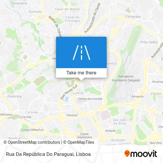 Rua Da República Do Paraguai map