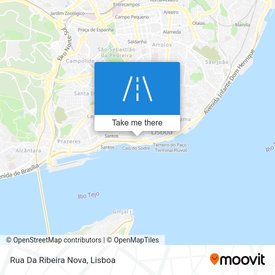 Rua Da Ribeira Nova mapa