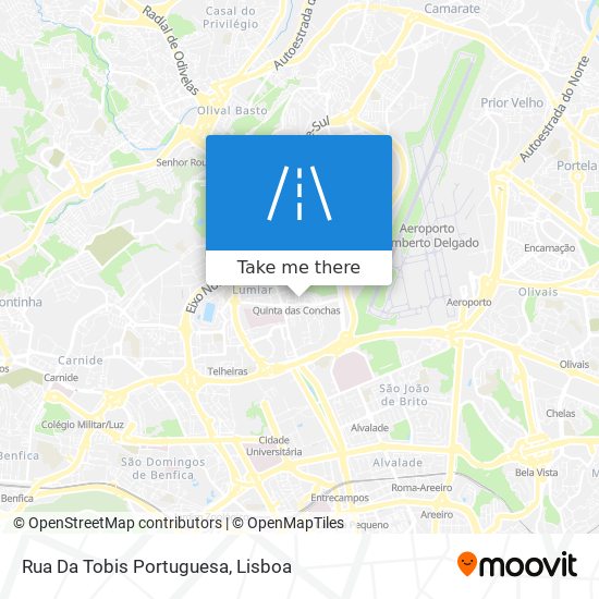 Rua Da Tobis Portuguesa mapa