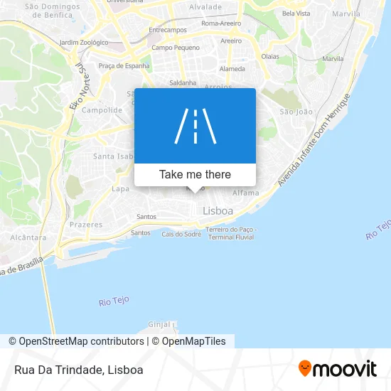 Rua Da Trindade map