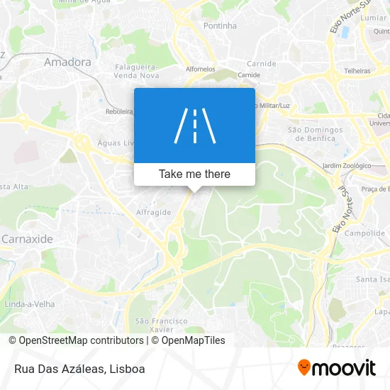 Rua Das Azáleas map