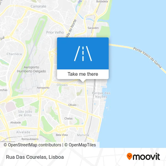 Rua Das Courelas map