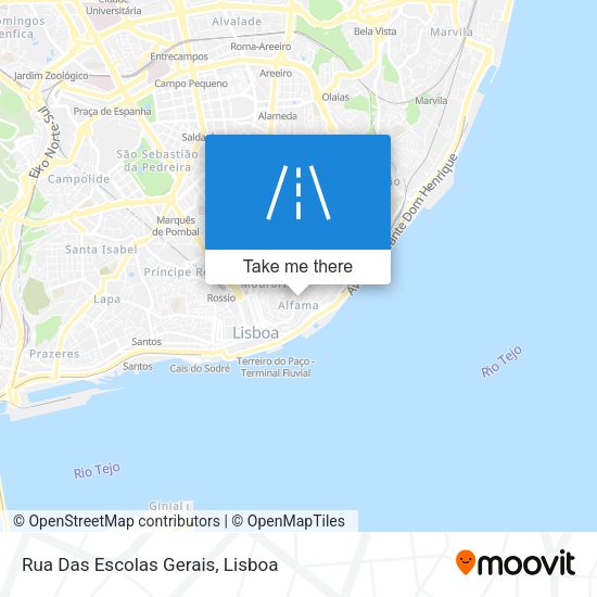 Rua Das Escolas Gerais map