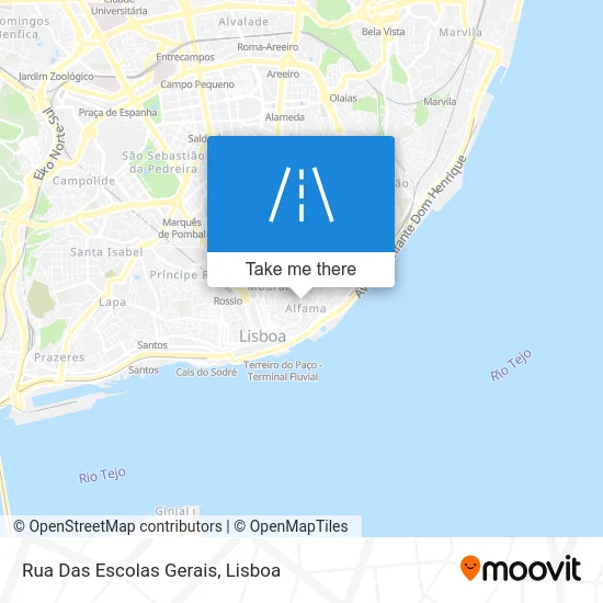Rua Das Escolas Gerais map