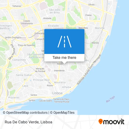 Rua De Cabo Verde map