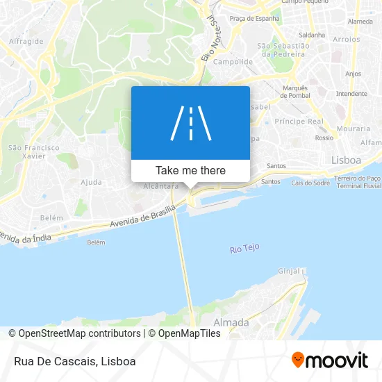 Rua De Cascais map