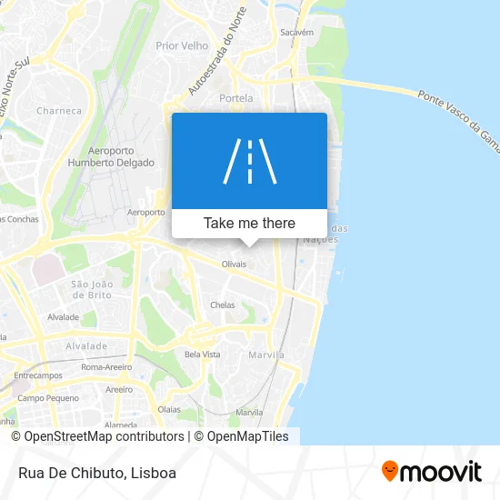 Rua De Chibuto map