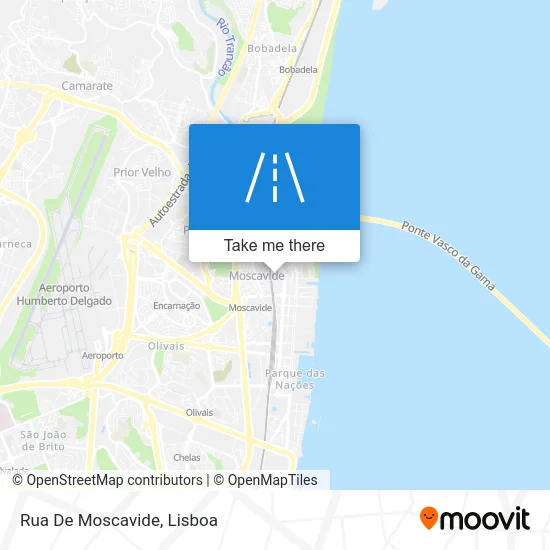 Rua De Moscavide map