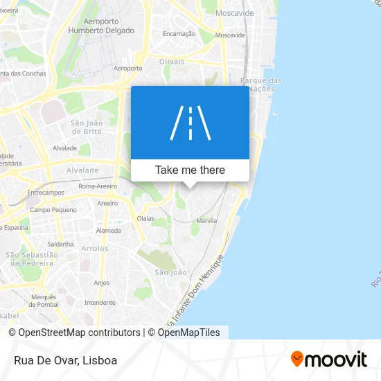 Rua De Ovar map
