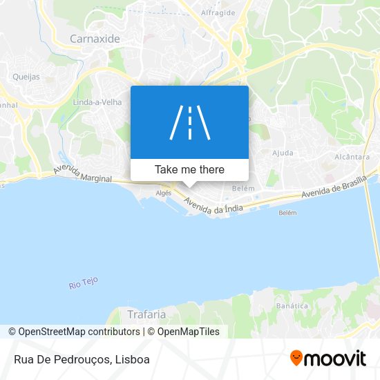 Rua De Pedrouços map