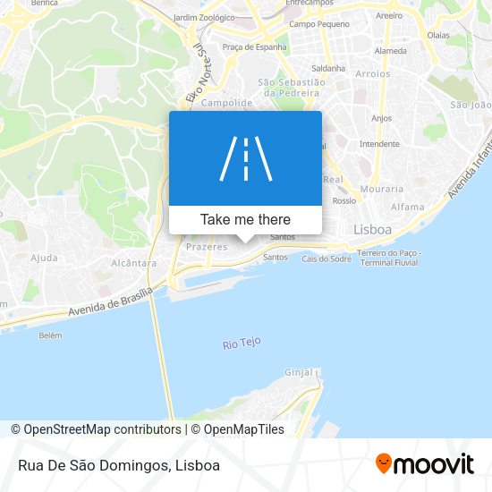 Rua De São Domingos mapa