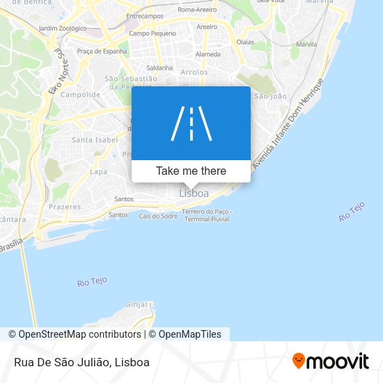 Rua De São Julião mapa