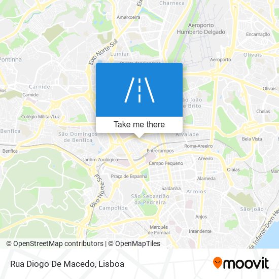 Rua Diogo De Macedo mapa