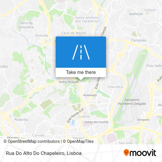 Rua Do Alto Do Chapeleiro map