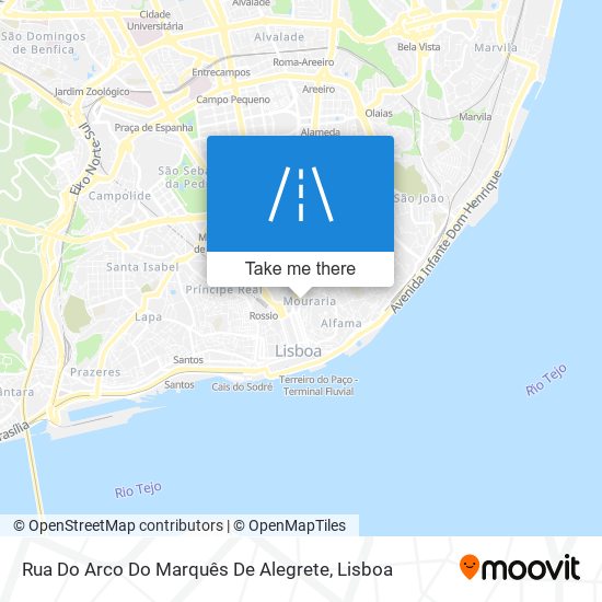 Rua Do Arco Do Marquês De Alegrete map