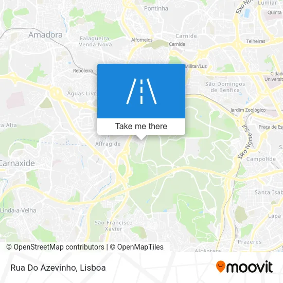 Rua Do Azevinho map