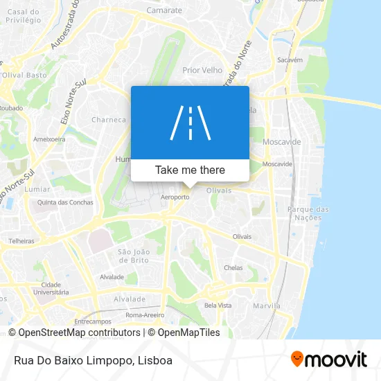 Rua Do Baixo Limpopo map