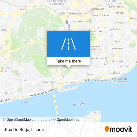 Rua Do Borja map