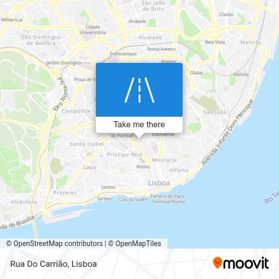 Rua Do Carrião map