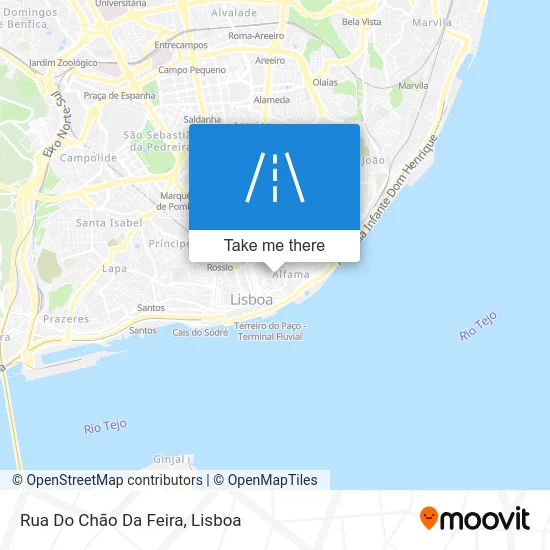 Rua Do Chão Da Feira map