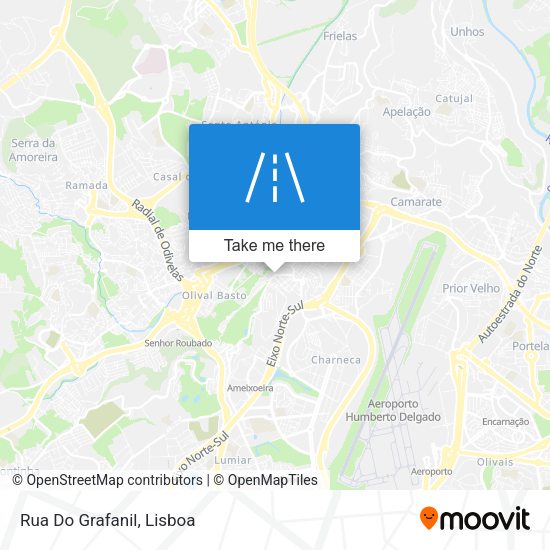 Rua Do Grafanil mapa