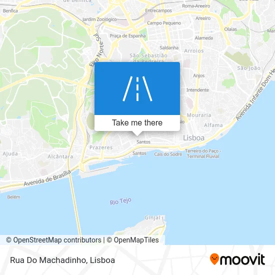 Rua Do Machadinho map