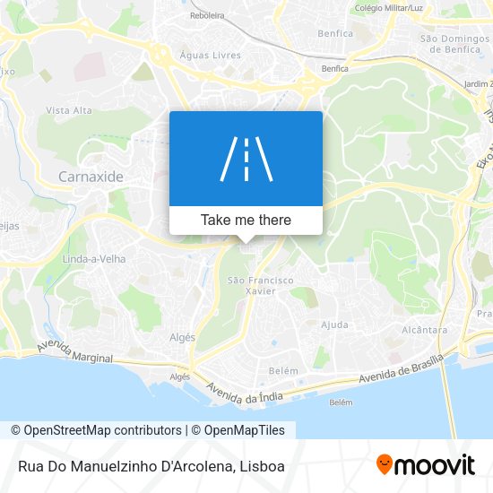 Rua Do Manuelzinho D'Arcolena map