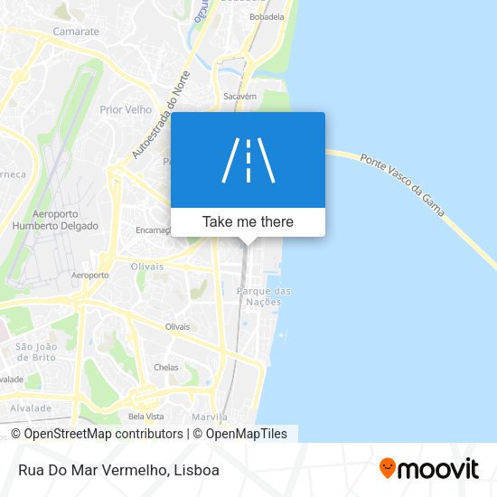 Rua Do Mar Vermelho mapa