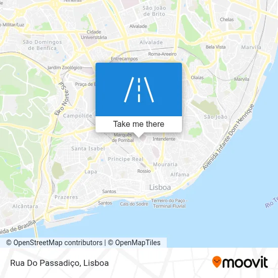 Rua Do Passadiço map