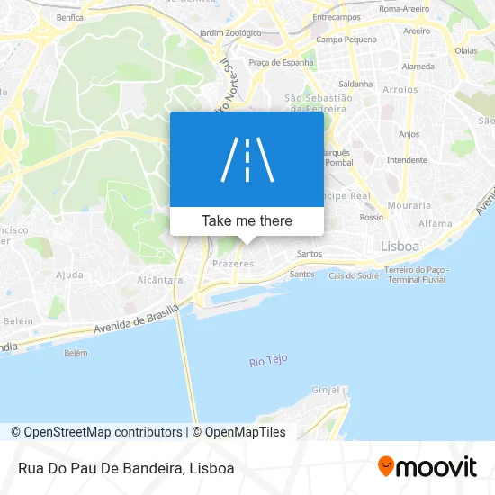 Rua Do Pau De Bandeira map