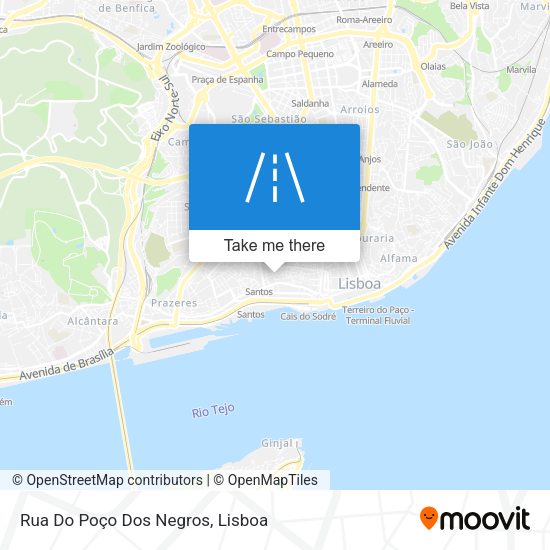 Rua Do Poço Dos Negros map