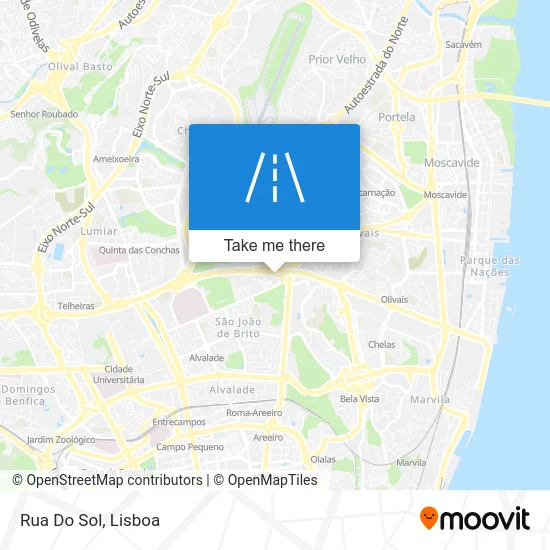 Rua Do Sol map