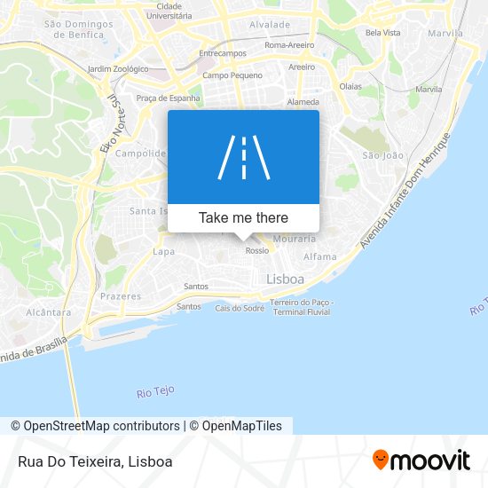 Rua Do Teixeira mapa