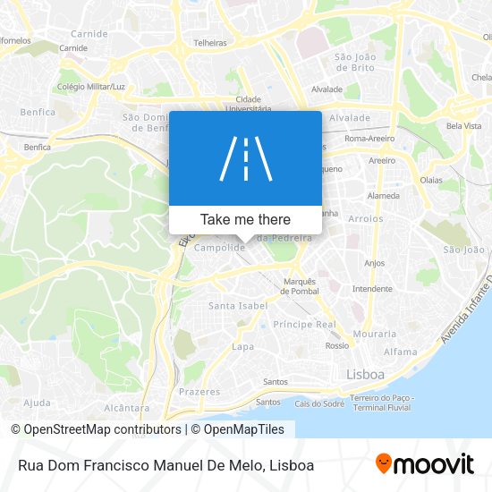 Rua Dom Francisco Manuel De Melo map